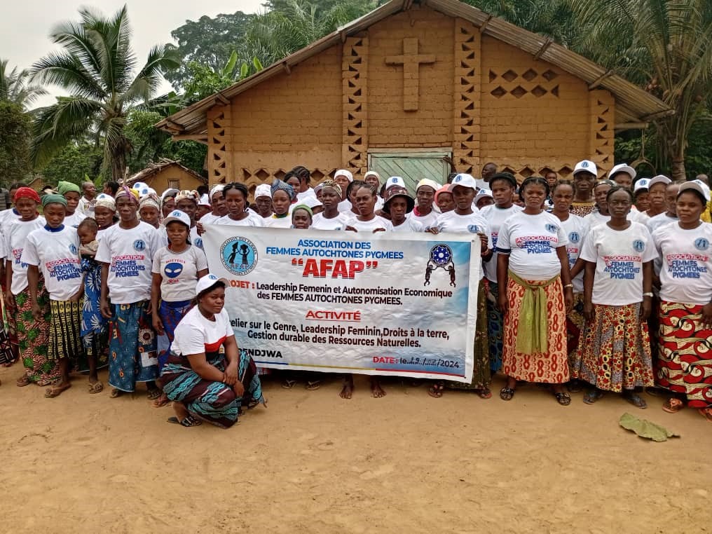 Leadership et autonomie : les femmes autochtones pygmées de Pendjwa prennent leur destin en main