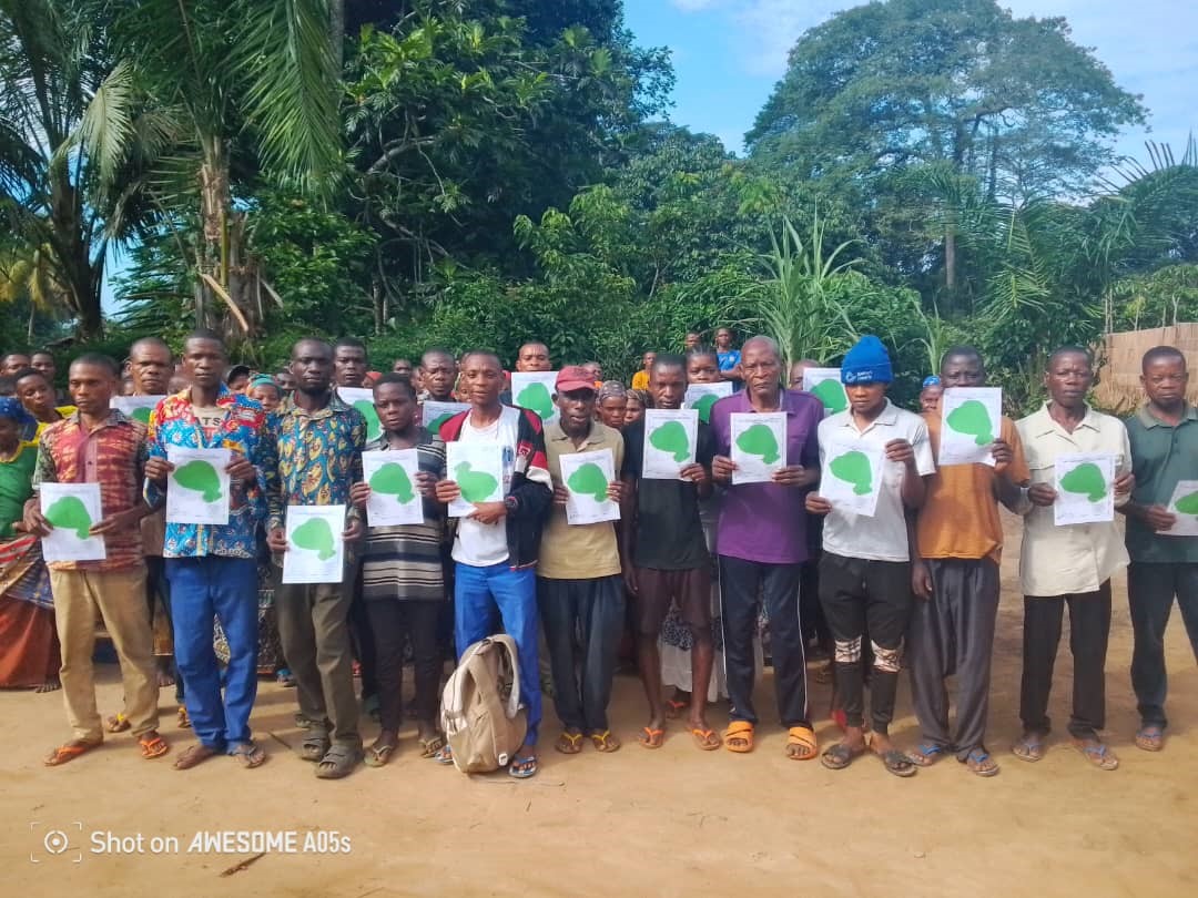 réunion avec la communauté du village ifumba pour le suivi de cfcl